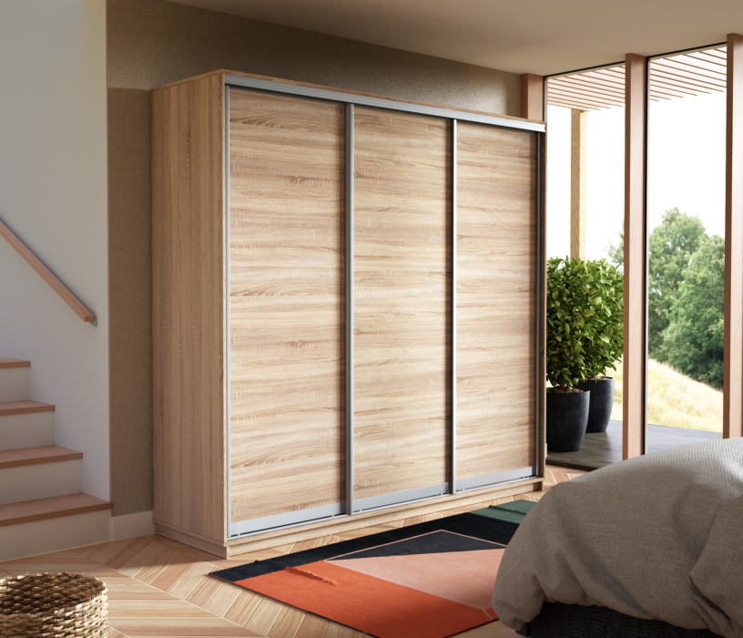 Шкафы-купе, Шкаф-купе Экспресс Элемент трио 2200 x 1800 x 600