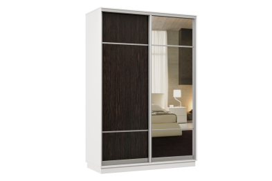 Шкаф-купе Премьер Лайт 02 Мини (08;11) двухдверный