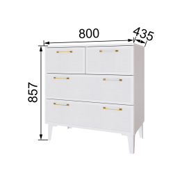 Комод малый Толедо ТК-21