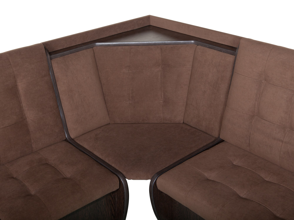 Кухонные уголки, Кухонный уголок Стиль 1Л (со столом СТ3) Дуб венге / велюр