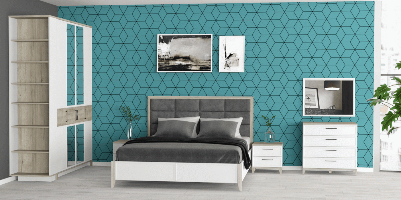 Кровати, Модульная система AURELIO (модуль 306) Кровать Люкс 1800 + орт.осн.