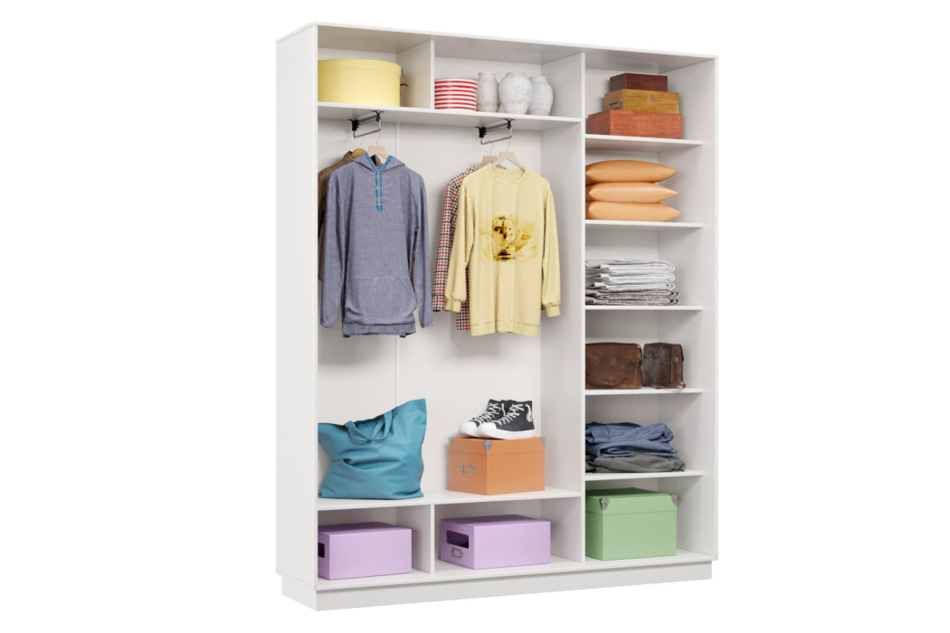 Шкафы-купе 3-х дверные, Шкаф-купе Премьер Лайт 21 (02;01;02) трехдверный