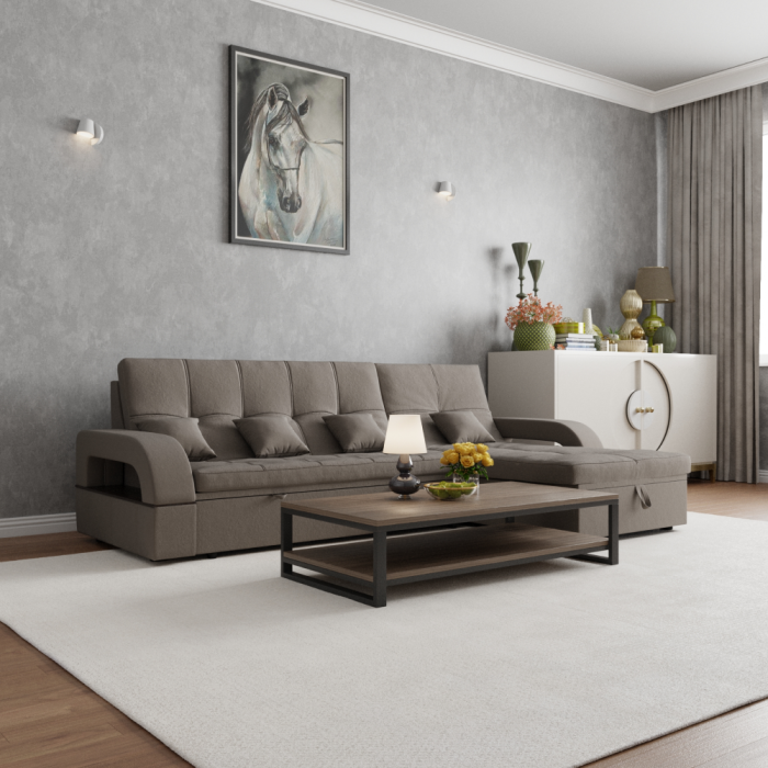 Диваны угловые в гостиную, Угловой диван Майами-2 ППУ, велюр