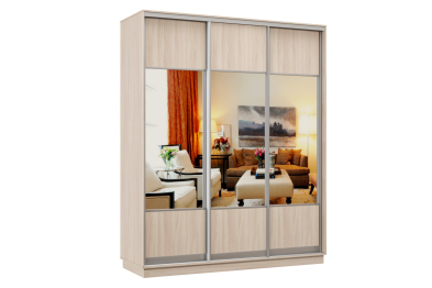 Шкаф-купе Премьер Лайт 30 (05;05;05) трехдверный