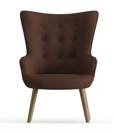 Кресло дизайнерское Шелли, рогожка