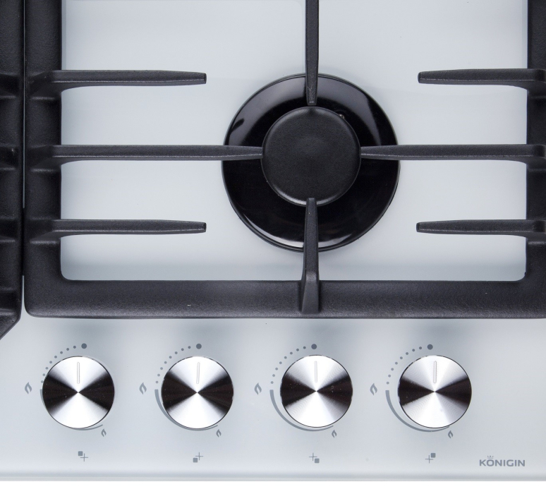 Встраиваемые варочные панели, Газовая варочная панель Konigin Blaze 604 Закаленное стекло