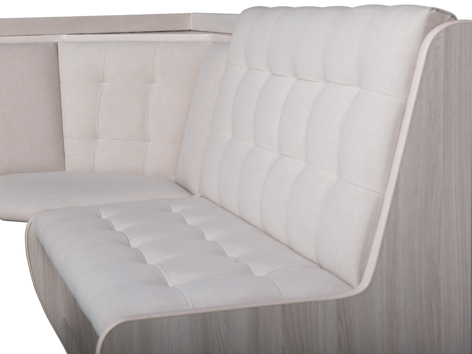 Кухонные уголки, Кухонный уголок Стиль 1Л (со столом СТ4) Ясень шимо светлый / велюр