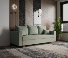 Диваны еврокнижки, Прямой диван Адам,еврокнижка,велюр