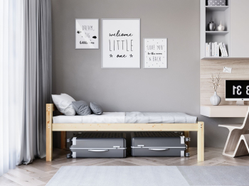 Высокая кровать Тосно 90х200