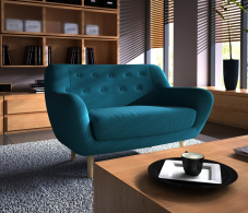 Дизайнерские диваны для гостиной, Диван прямой Elephant, велюр