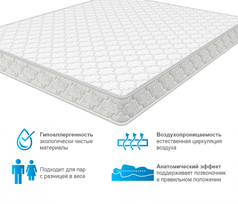 Другие размеры, Матрас Соня Матрасова Schaum TFK (Jacgard) 140х190 см