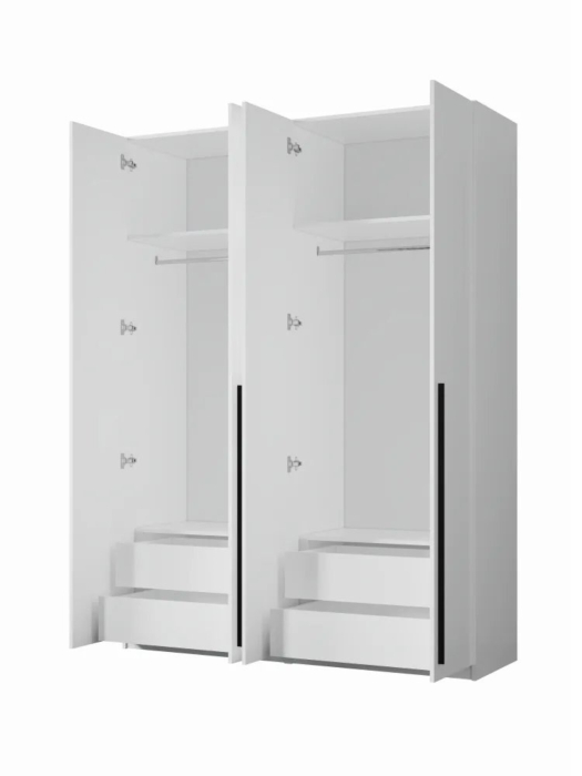 Шкафы распашные, Шкаф распашной 4-х дврерный София 2200х1600х520 мм