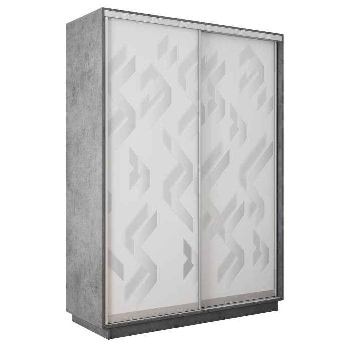 Шкафы-купе 2-х дверные, Шкаф-купе Экспресс 2-х дверный Фотопечать Ленты Стекла 140х45х240