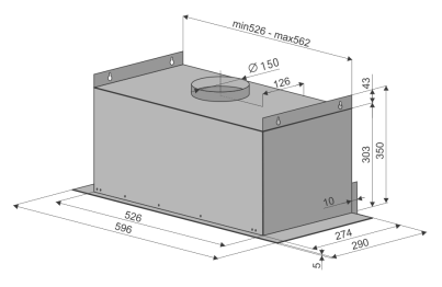 Кухонная вытяжка Navi Ivory Glass 60