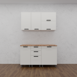 МК Аленушка 1,4м с ящ. Магнолия