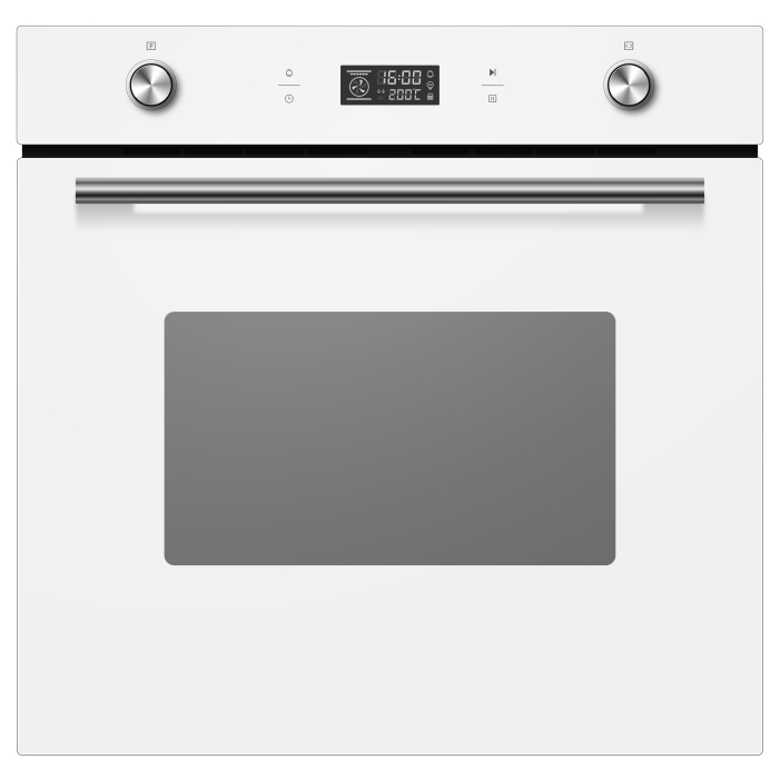 Духовые шкафы, Духовой шкаф электрический EVELUX EO 650 PW