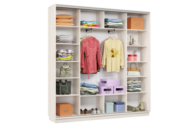 Шкаф-купе Премьер Лайт 35 (08;05;08) трехдверный