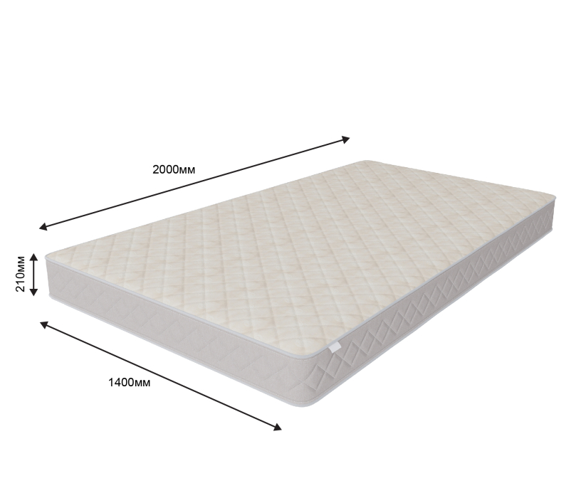 1400 x 2000, Матрас Душевный 1400*2000