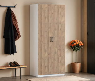 Шкаф двухдверный Макс 1000 мм, вариант №3 (ЛДСП)