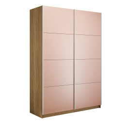 Шкаф-купе Прайм 2-х дверный Стекла пудра/Доводчики 160х57х230