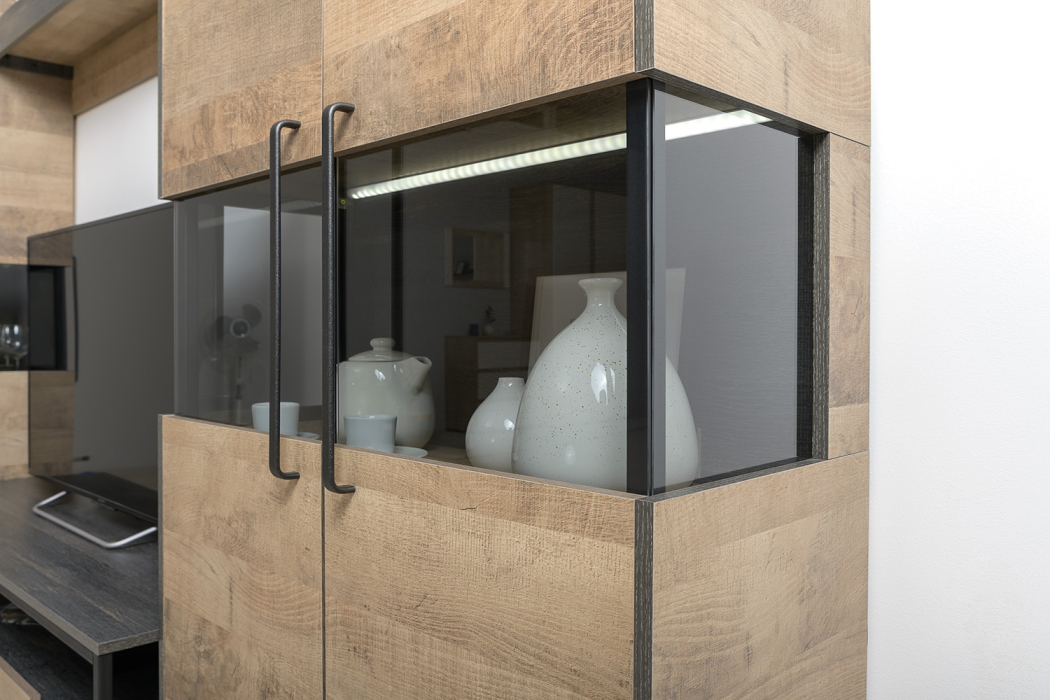 Комоды, Комод с витриной Трувор 13.306