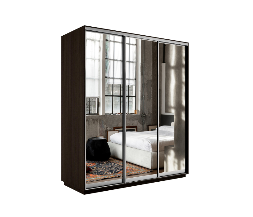 Шкафы-купе, Шкаф-купе Экспресс Экспенс трио 2200 x 2100 x 600