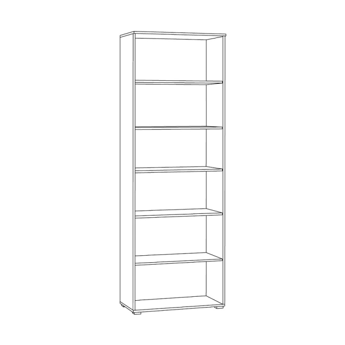 Стеклянные, Шкаф-витрина 16.394.02 Остин Белый шагрень