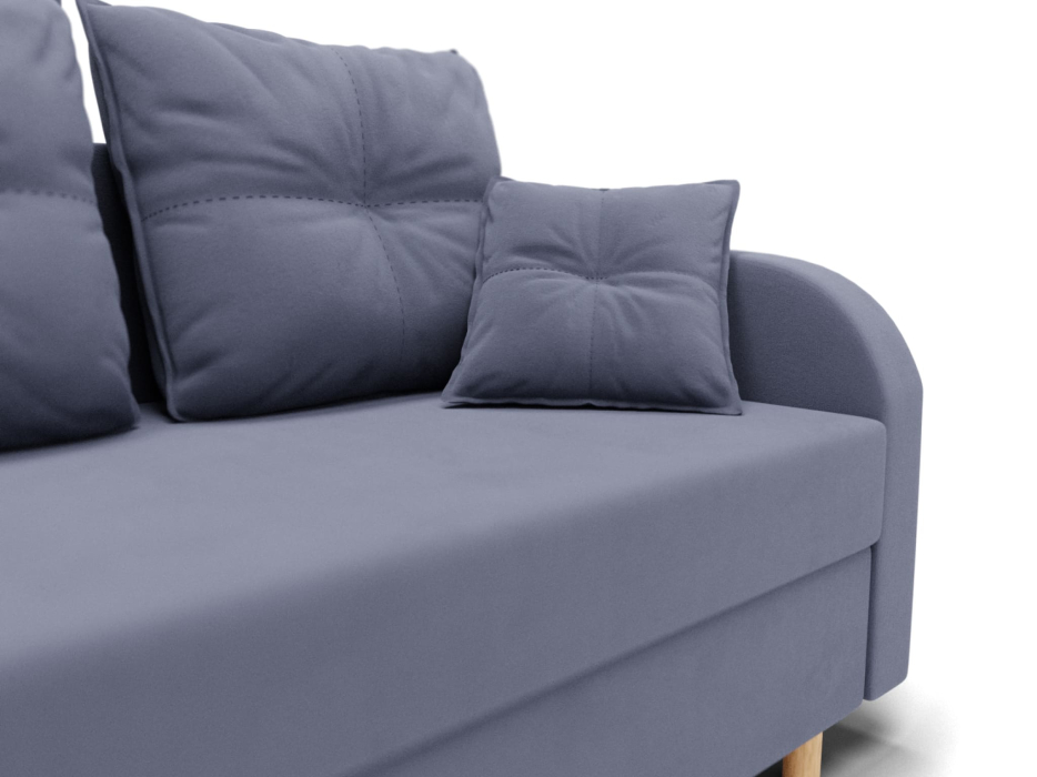 Диваны еврокнижки, Прямой диван Генри,еврокнижка,велюр