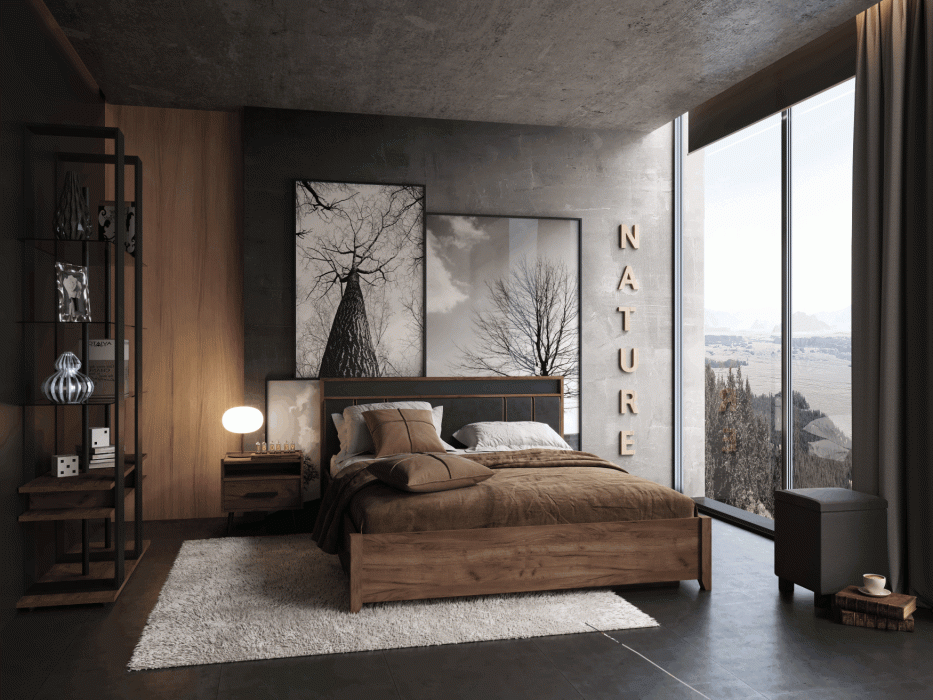 Кровати, Модульная система Nature (модуль 308) Кровать Люкс 1400+орт.осн