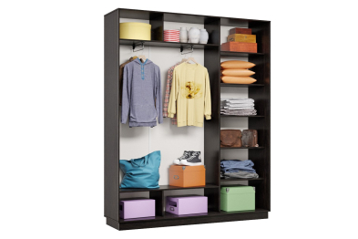 Шкаф-купе Премьер Лайт 21 (01;02;01) трехдверный