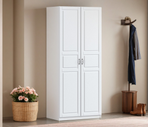 Шкаф двухдверный Макс 1000 мм, вариант №4 (ЛДСП/МДФ)