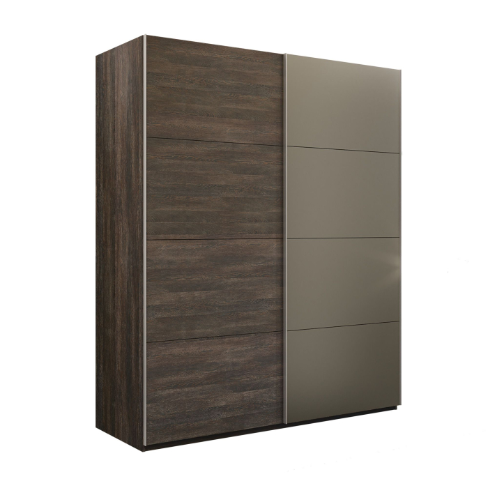 Шкафы-купе 2-х дверные, Шкаф-купе Эста 2-х дверный ДСП/Стекла хаки/Доводчик 160х66х240