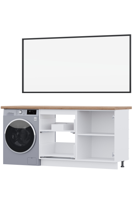 Мебель для ванных комнат, ВГ 1850 Крем/Лизет РМ (со столешницей) в.2