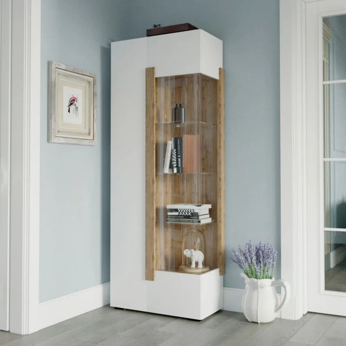 Витрины, Шкаф-витрина двухдверная 1995х766х395 мм