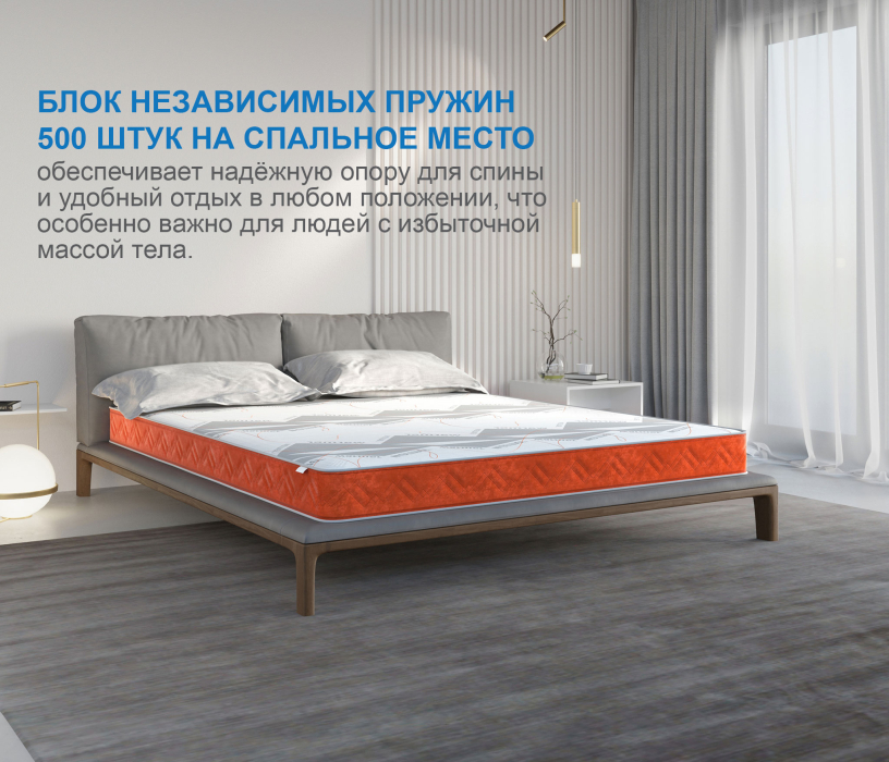 Другие размеры, Матрас Сити-Генуя в чехле Warmer 1400х1900