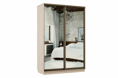 Шкаф-купе Премьер 09 ясень шимо светлый