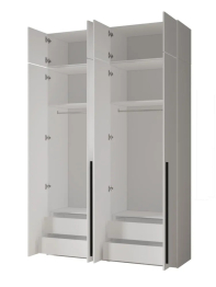 Шкаф распашной 4-х дверный с антресолью София 2600х1600х520 мм
