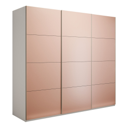 Шкаф-купе Эста 3-х дверный Стекла пудра/Доводчик 240х66х240