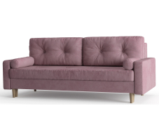 Диваны с ящиком для белья, Диван-кровать Belfast, независимый пружинный блок, велюр