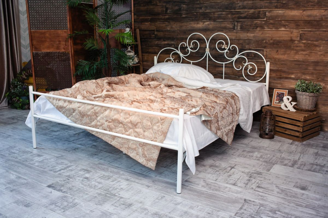 Кованые кровати, Кованая кровать Афина 1.4 с одной спинкой