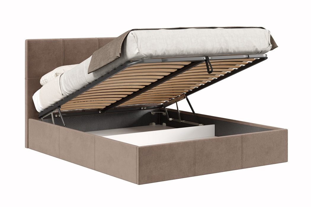Мягкая кровать, Кровать Марсель 1600 с подъёмным механизмом