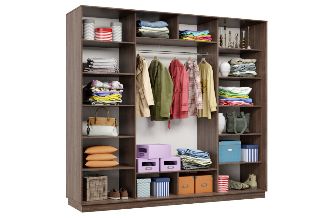 Шкафы-купе, Шкаф-купе Премьер 62 (14;14;14) трёхдверный