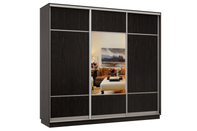 Шкаф-купе Премьер Лайт 53 (08;05;08) трехдверный