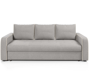 Диван-кровать прямой Атланта с кантом еврокнижка,велюр