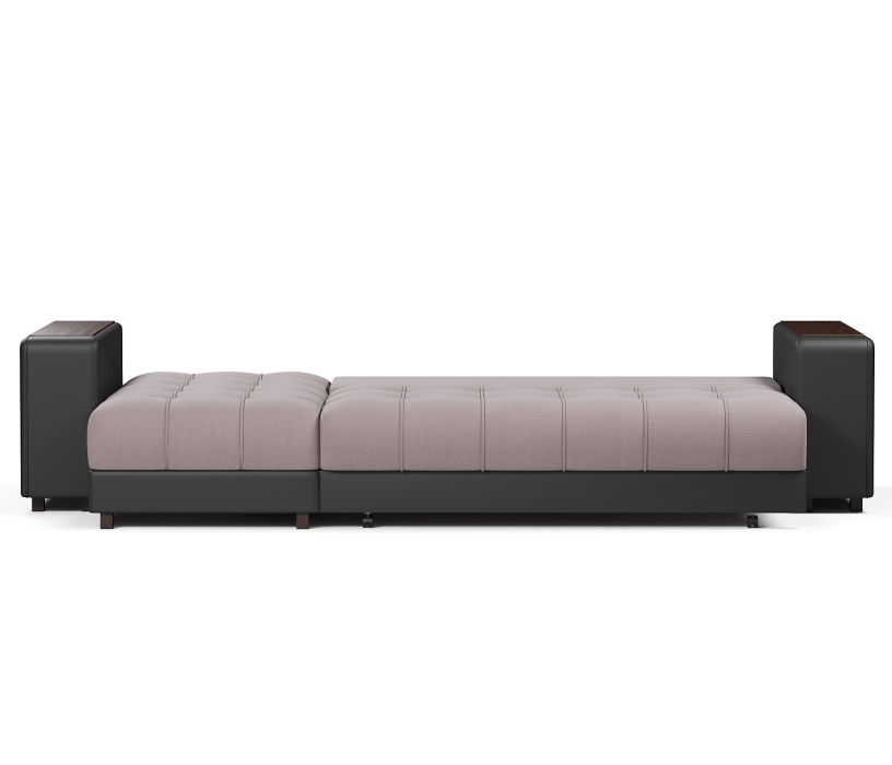 Диваны угловые в гостиную, Диван-кровать угловой  Дубай еврокнижка,велюр+экокожа