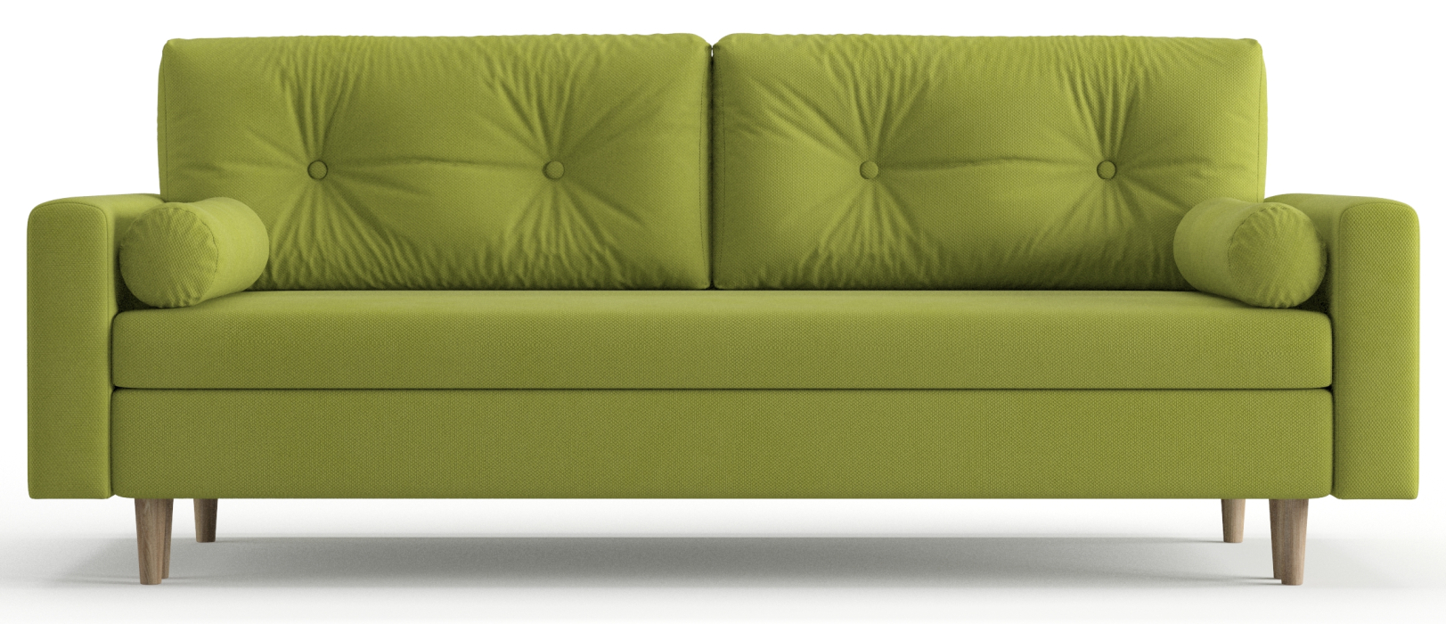 Диваны еврокнижки, Диван-кровать Таврида, пружинный блок, велюр