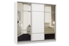 Шкафы-купе 3-х дверные, Шкаф-купе Премьер Лайт 63 (11;08;11) трехдверный