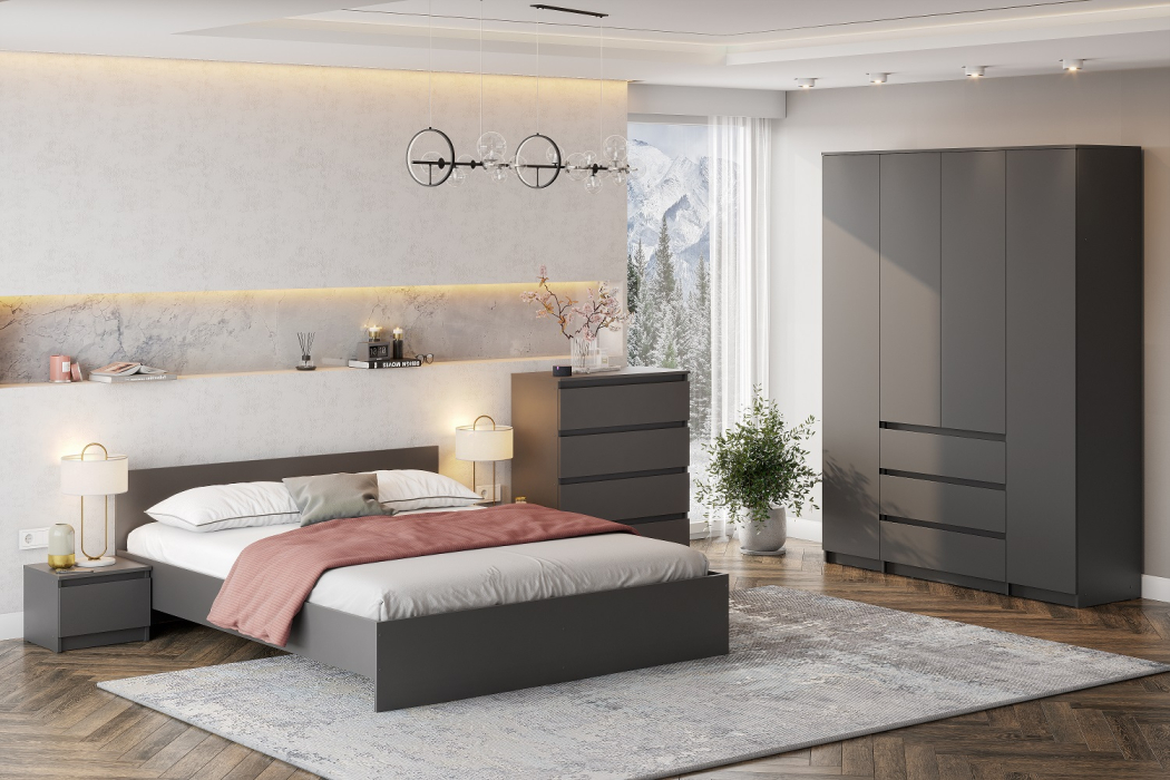 Кровати 160х200, Кровать с проложками 160х200 Денвер
