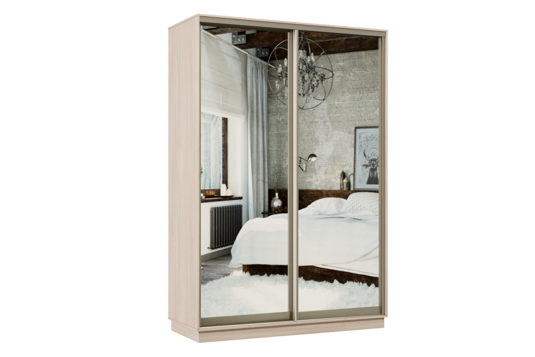 Шкафы-купе, Шкаф-купе Премьер 10 ясень шимо светлый