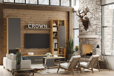 Шкаф с открытыми полками Crown 22